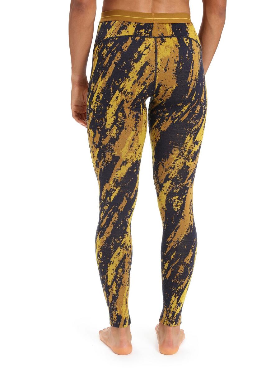 Silent Gold / Clove Icebreaker Merino 250 Vertex Sedimentary Women's Leggings | AU 1528CTVE